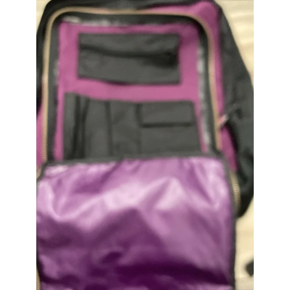 1990s High Sierra Black and Purple Backpack Vintage Endeavors Collection